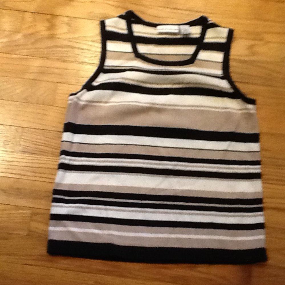 Striped Knit Tank